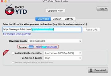 download a video from youtube mac